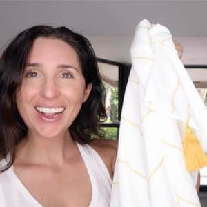 Easy DIY Budget Friendly Bay Window Curtain Hanging Hack, curtain ideas for living room or bedroom, boho or farmhouse style curtain for bay window, layered curtain, how to make statement window cheap, living room statement window decorate for any holiday, holiday decor ideas for around living room window, #homedecor, #easydiy, #curtainideas, #baywindow
