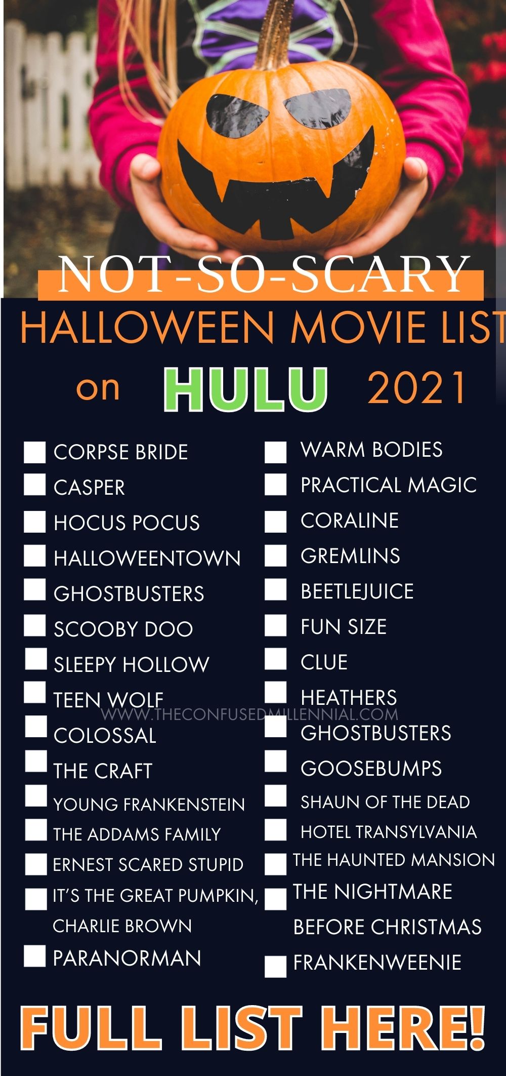 Ultimate Halloween Movie List [100+ from Scary to Not-So-Scary!] in ...