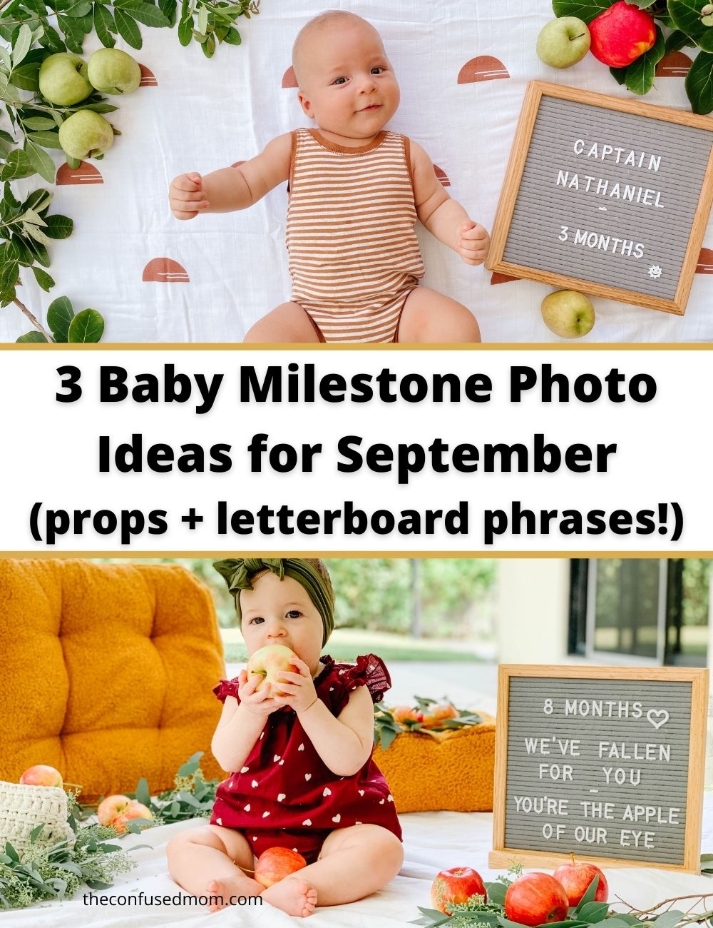 3 Creative Monthly Milestone Photo Ideas For Infants In September ...